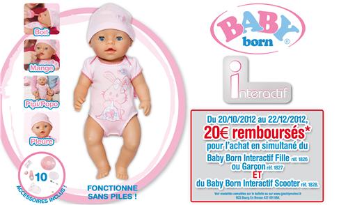 Giochi Preziosi Baby Born Interactif Fille 43 cm pour 80